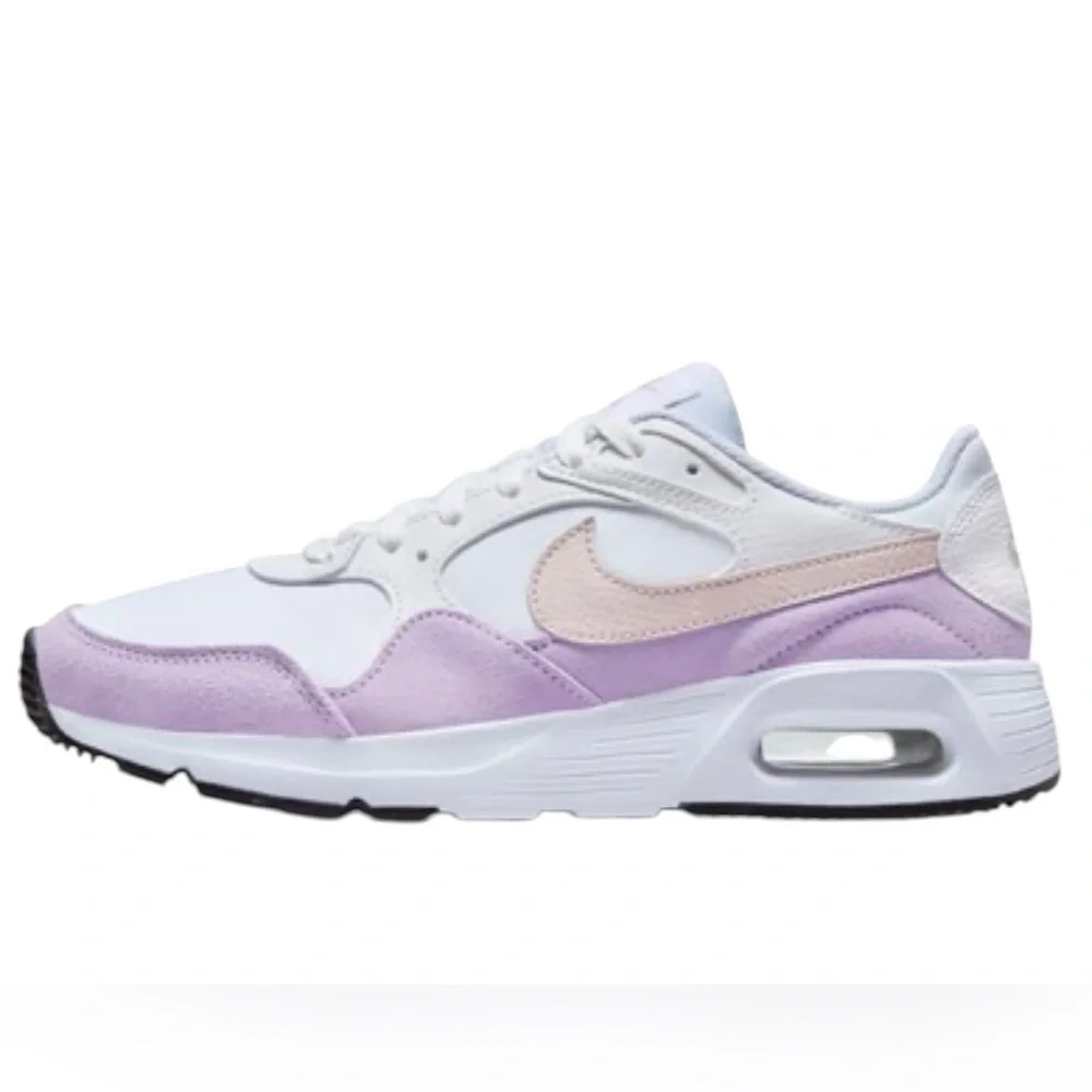 Nike Women's White and Purple Sneakers